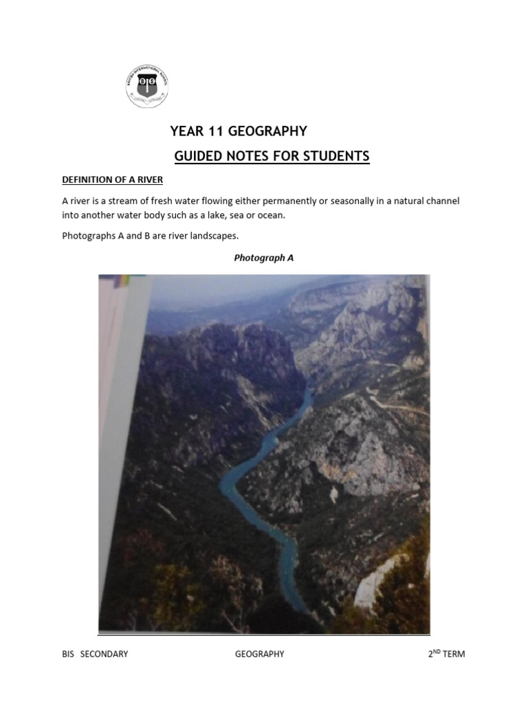 Year 10 Students Notes Urbanization.docx | PDF | River | River Delta