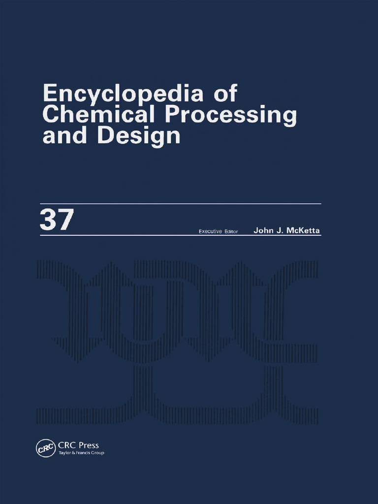 Encyclopedia of Chemical Processing and Design | PDF | Troy Weight