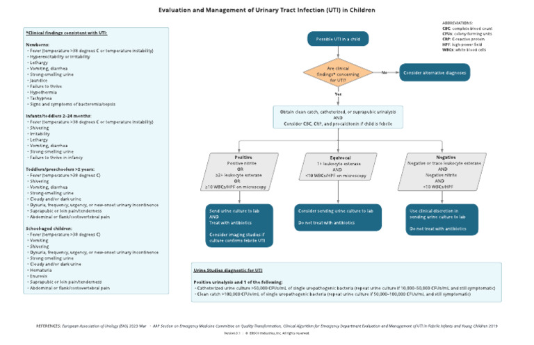 Evaluat Ion and Managem Ent of Urinary Tract Infect Ion (UTI) in ...