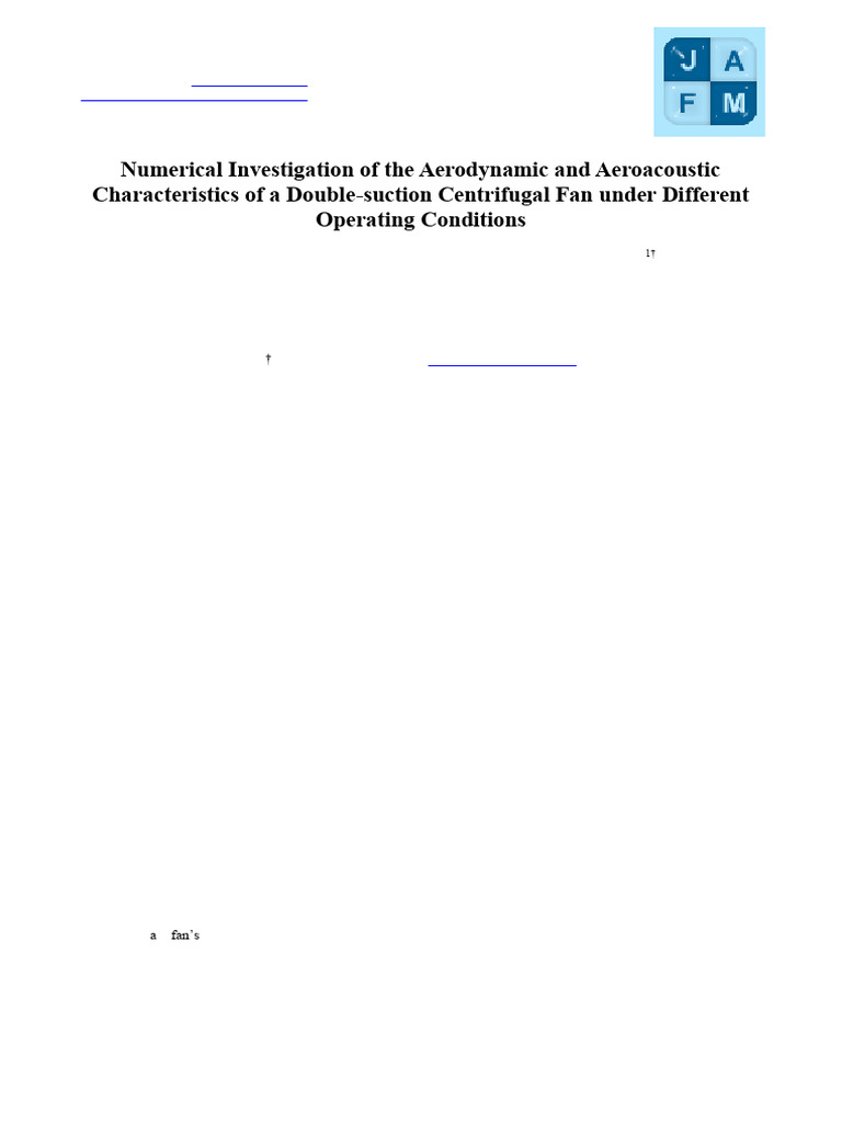 2025-Numerical Investigation of the Aerodynamic and Aeroacoustic | PDF ...
