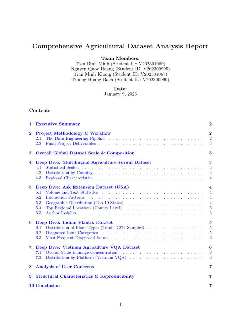 Annotated-Crp Final Report | PDF | Data | Agriculture