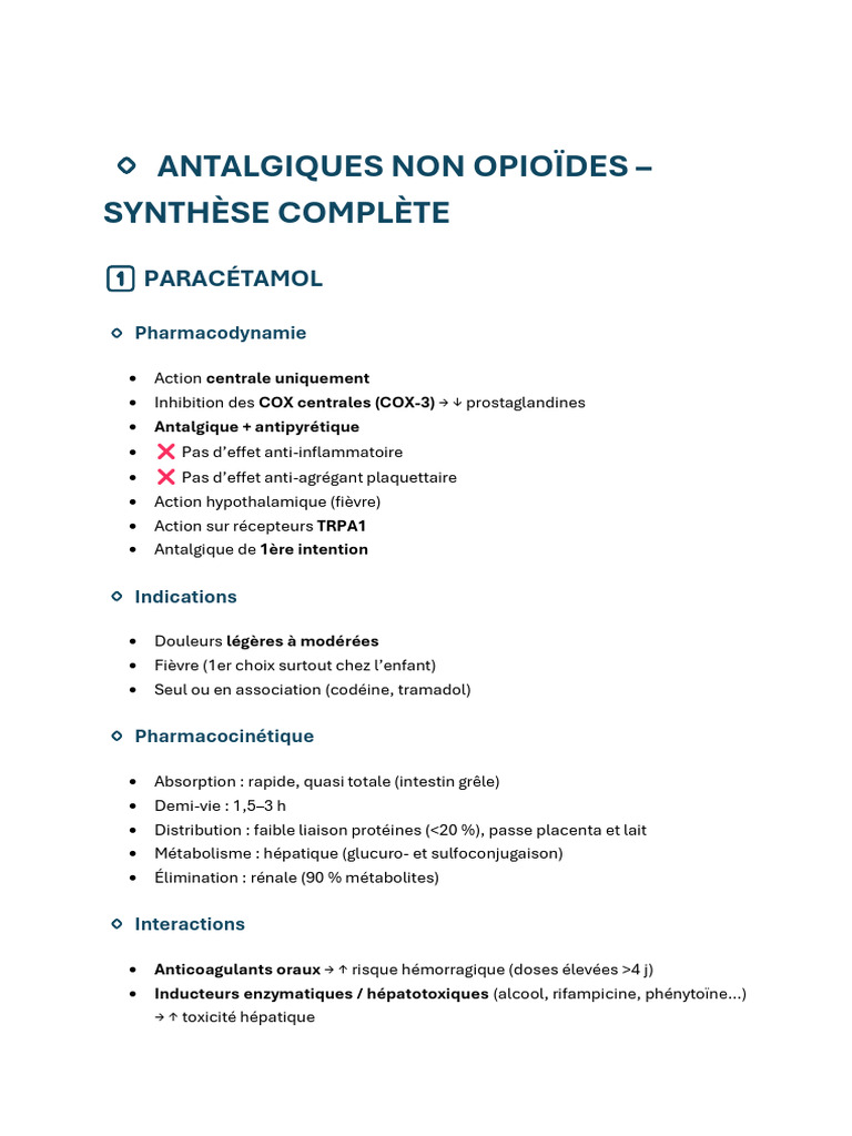 ? Anti-Inflammatoires Non Stéroïdiens (Ains) | PDF | Aspirine | Anti ...