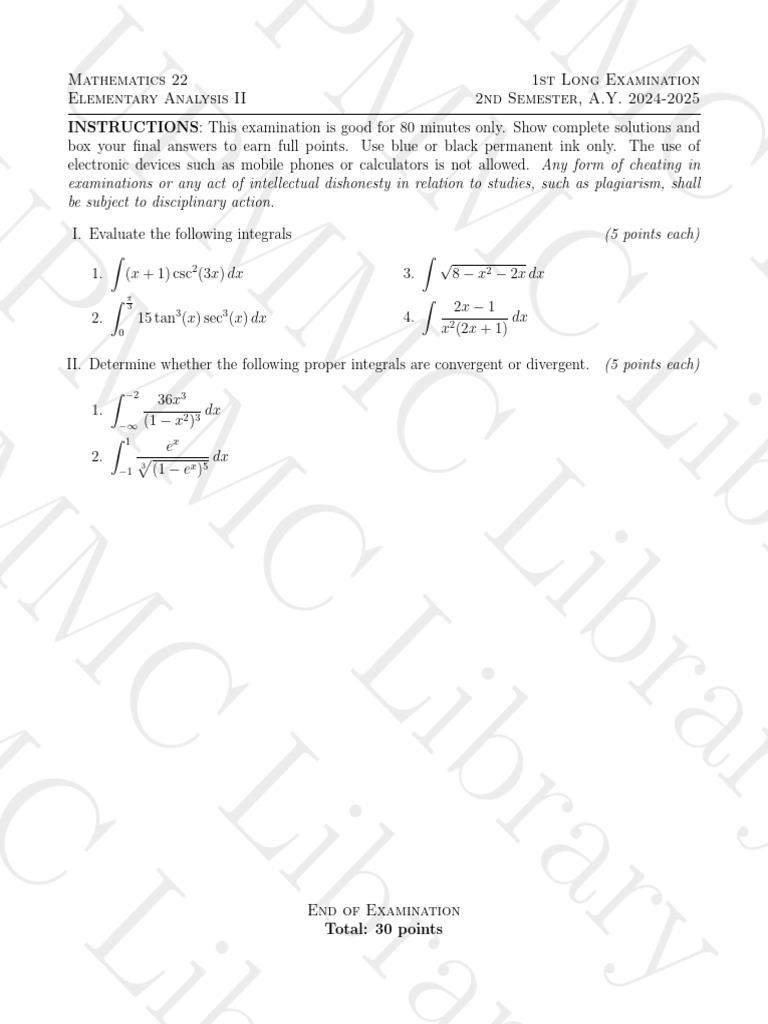 Math 22 | PDF