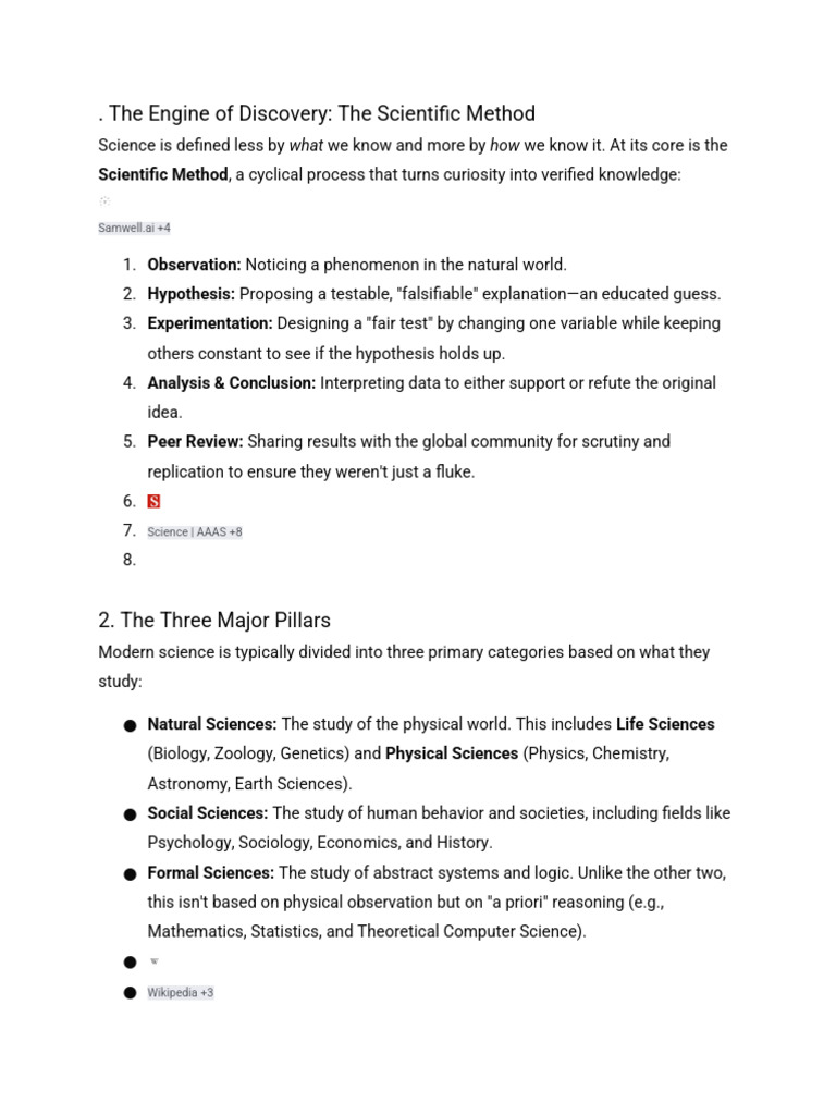science | PDF | Science | Scientific Method