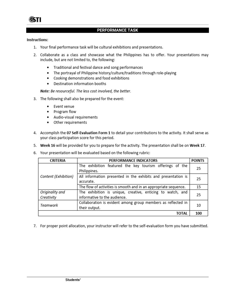 07 Performance Task 1 (Students Copy) | PDF | Chess Openings | Chess Theory