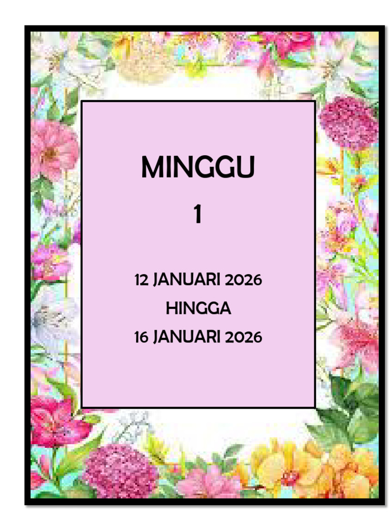 Erph Minggu 1 2026 - Hayati | PDF
