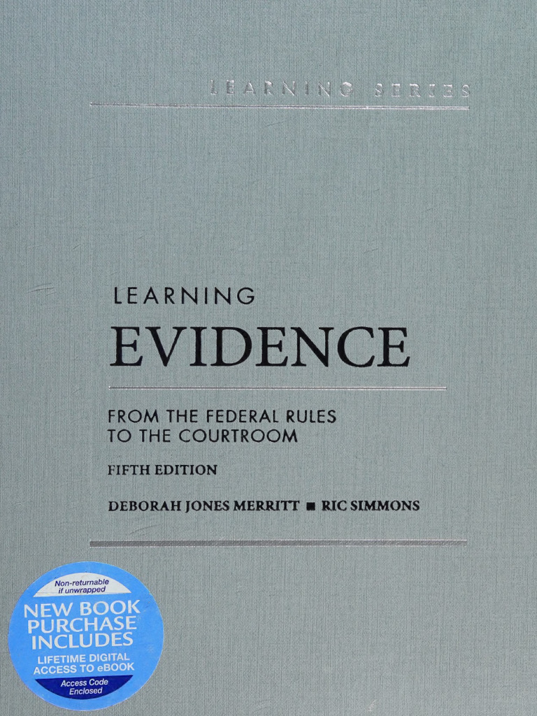 Merritt and Simmons's Learning Evidence - From The Federal | PDF