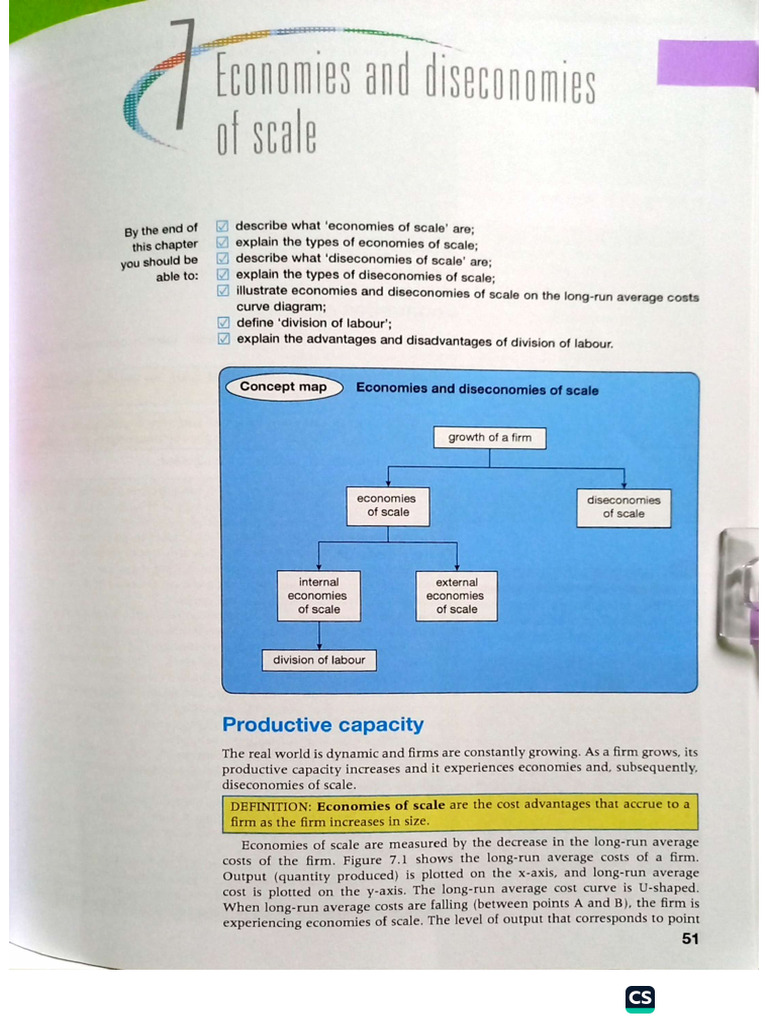 Economies and Diseconomies of Scale - Copy | PDF