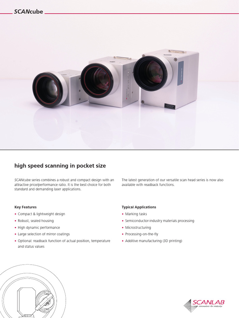 Scanlab Scancube Series en | PDF | 3 D Printing | Laser
