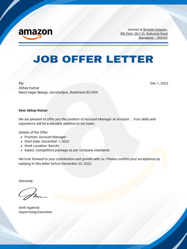 Amazon Offer Later | PDF