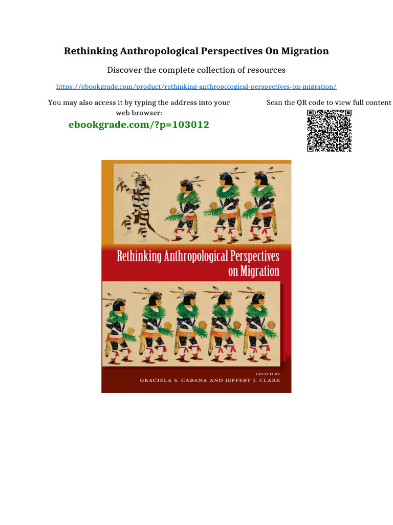Rethinking Anthropological Perspectives on Migration digital download ...
