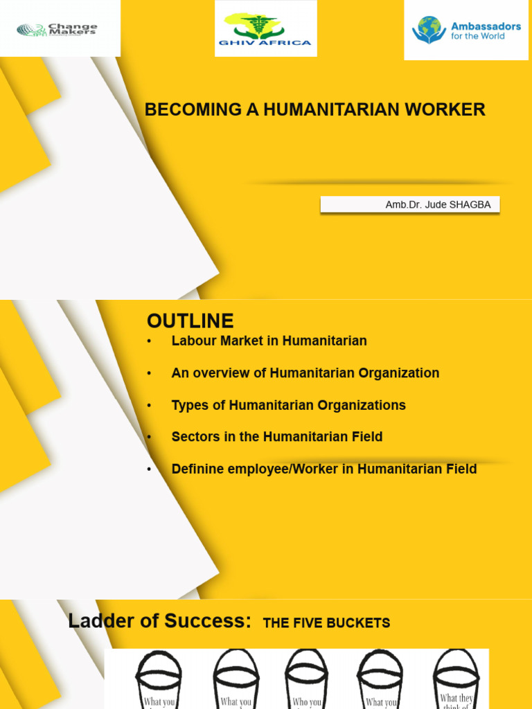 Becoming A Humanitarian Worker by JUDE | PDF | Cost Of Living ...