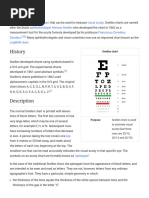 logMAR Chart for Vision Testing | PDF | Eye | Vision