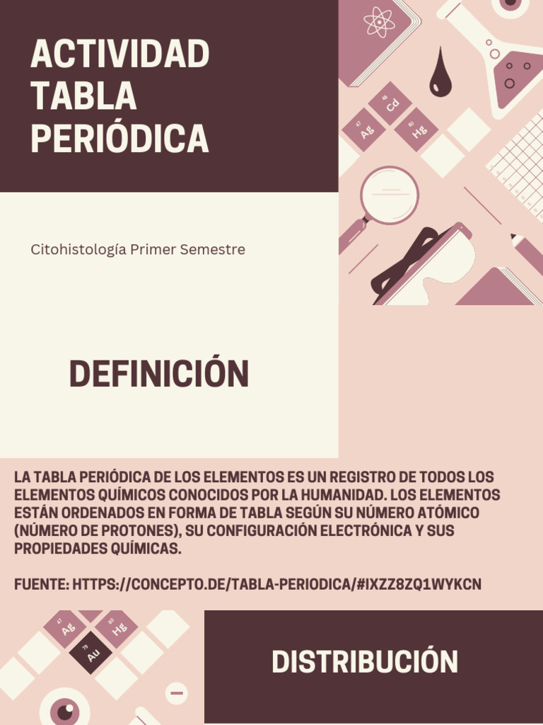 Decoding The Periodic Table Education Presentation in 0 Flat Graphic ...