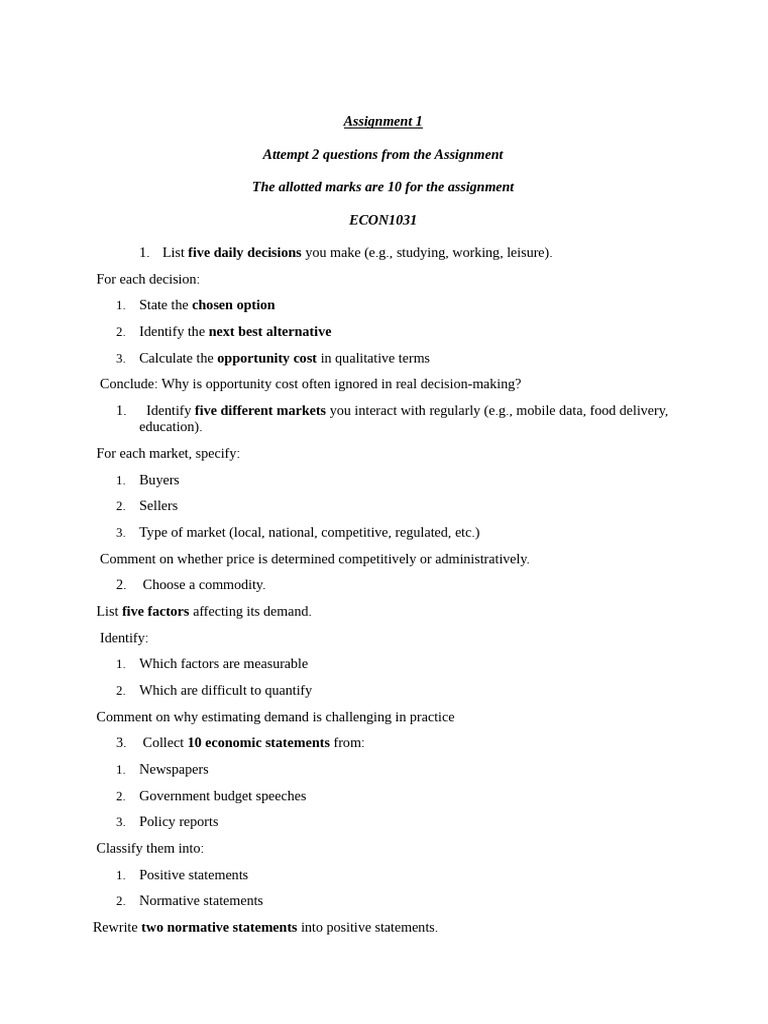 Assignment 1 | PDF