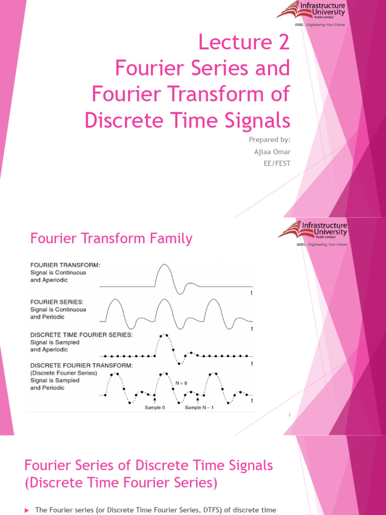 Lecture 2 Dtfs DTFT | PDF | Fourier Transform | Discrete Fourier Transform