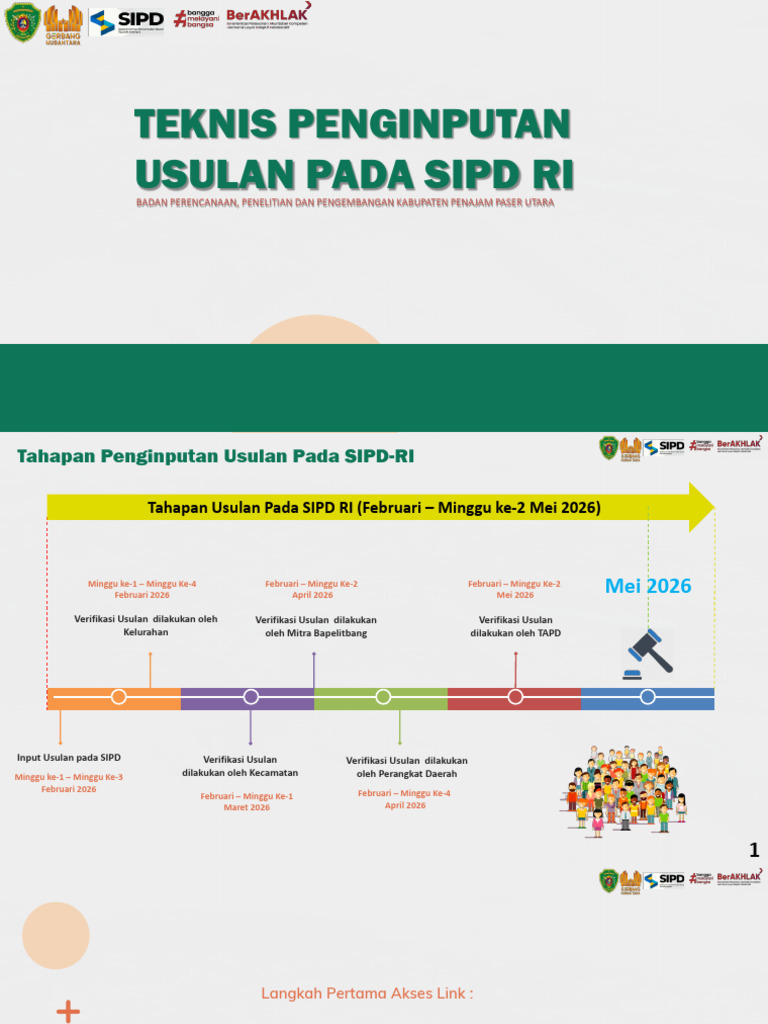 Teknis Penginputan Usulan Pada Sipd Ri | PDF