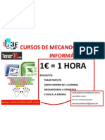 CURSOS DE MECANOGRAFIA E INFORMÁTICA