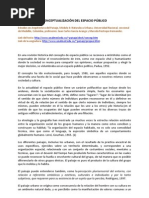 CONCEPTUALIZACIÓN DEL ESPACIO PÚBLICO (Universidad Nacional Medellin)