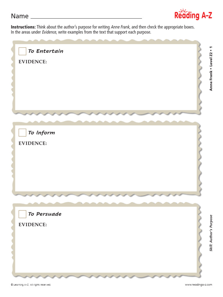 Raz Lz26 Annefrank Wksh | PDF | Semantics