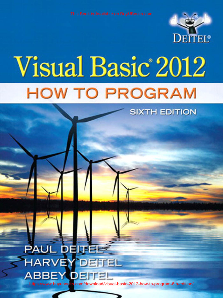 Visual Basic 2012 How to Program (6th Edition) PDF. | PDF | Windows ...
