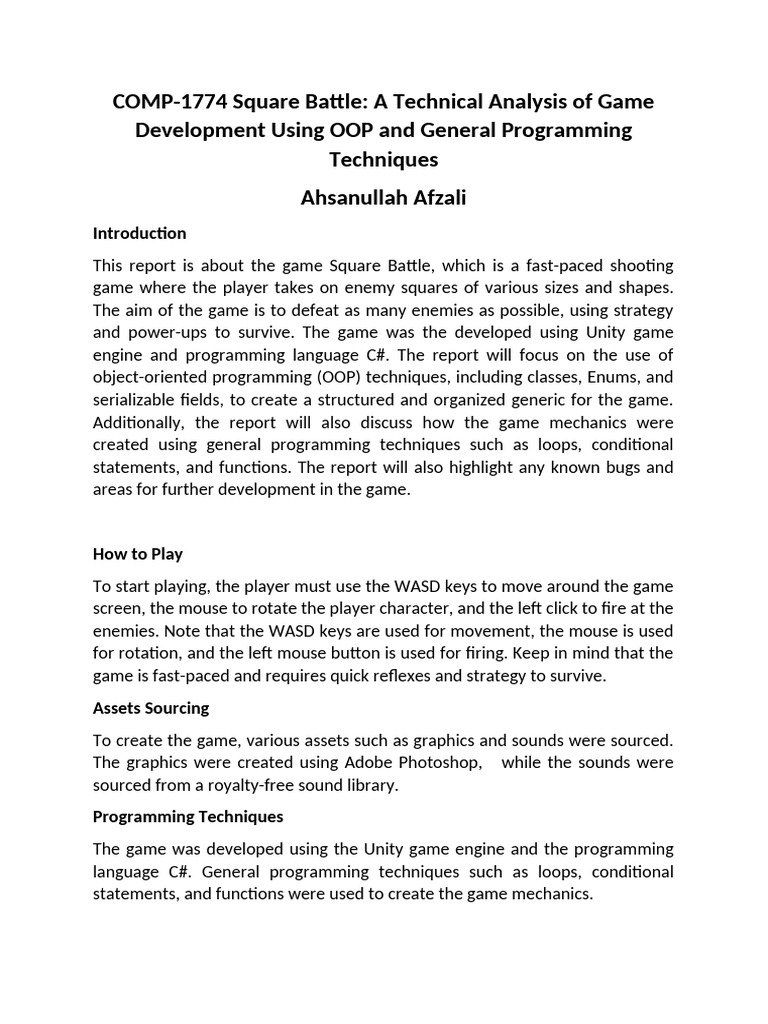 2d Prototype Game Oop | PDF | Inheritance (Object Oriented Programming ...