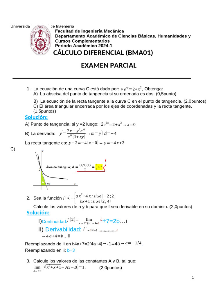 EP Soluc BMA01 Ma 7 Mayo 2024-1 (2) | PDF | Tangente | Línea (geometría)