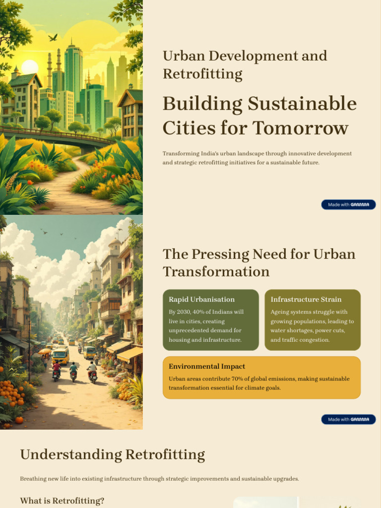 Urban Development and Retrofitting | PDF | Infrastructure | Sustainability