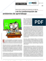 Componentes en La Conformacion de Ambientes de Aprendizaje