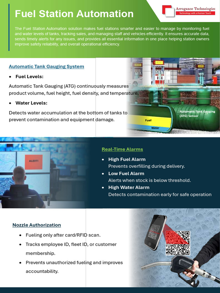 Fuel Station Automation Brochure 1 PDF | PDF | Filling Station | Automation