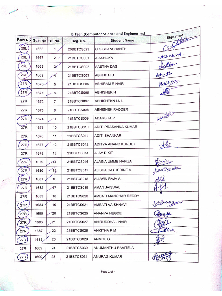 Registration CSE 21 Batch Convocation | PDF