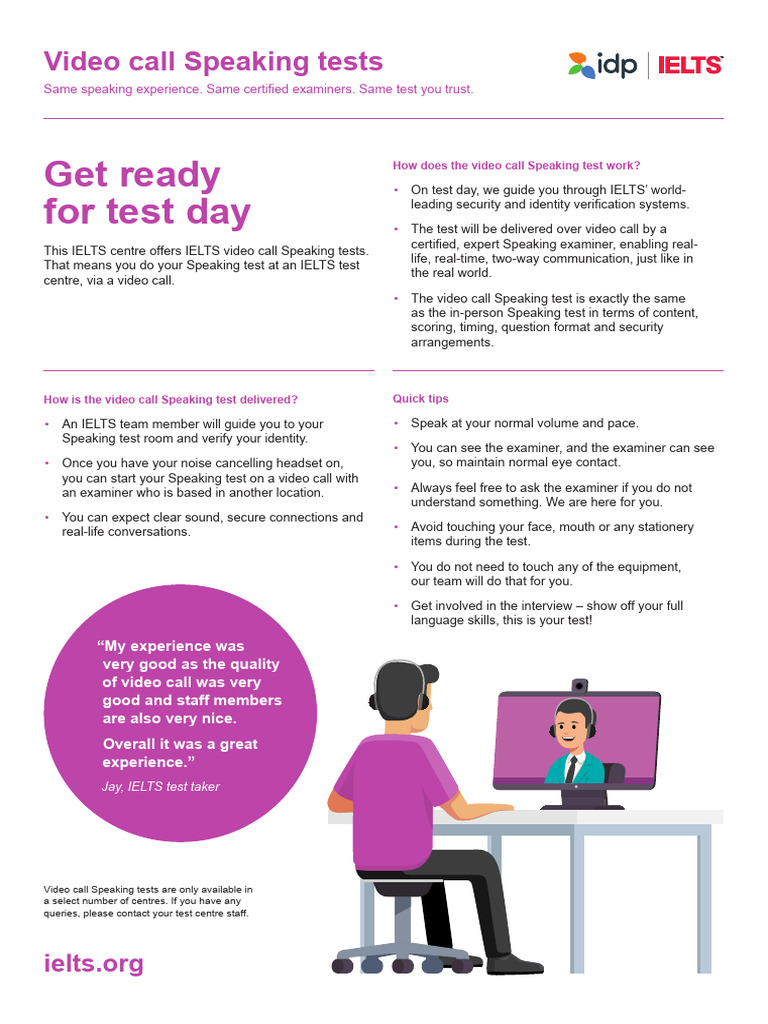 VCS Test Taker Fact Sheet | PDF | International English Language ...