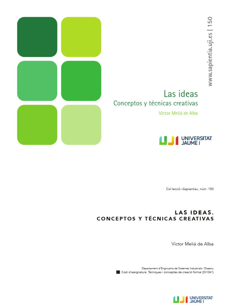 Las Ideas: Conceptos y Técnicas Creativas | PDF | Creatividad ...