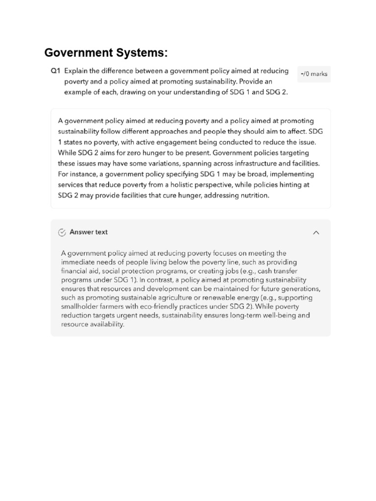 Government Systems | PDF