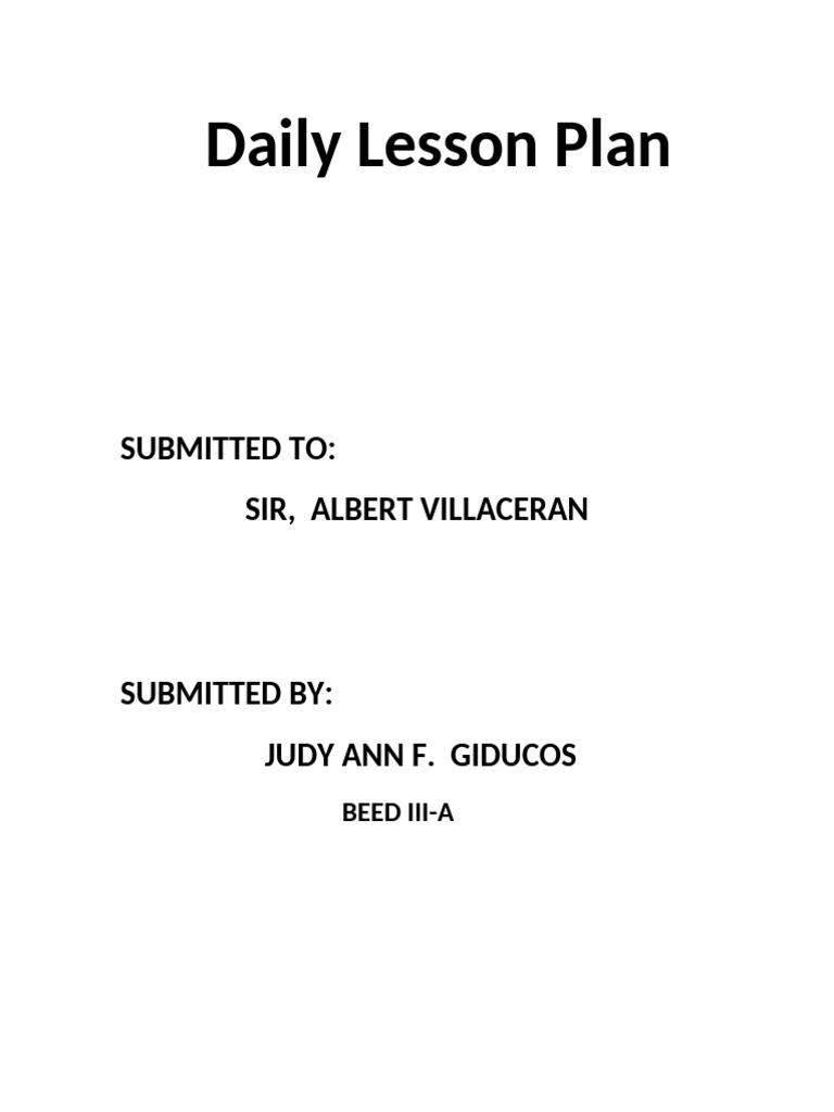 Daily Lesson PL-WPS Office | PDF | Plants | Biology
