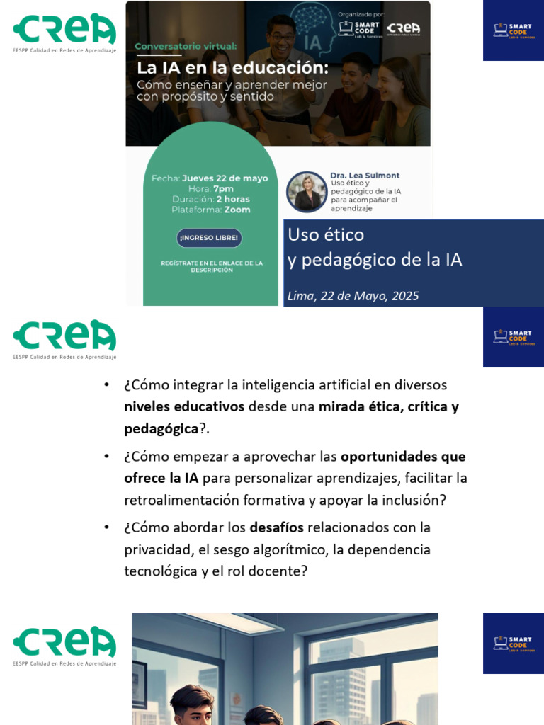 Uso ético y pedagógico de la IA | PDF | Inteligencia artificial ...
