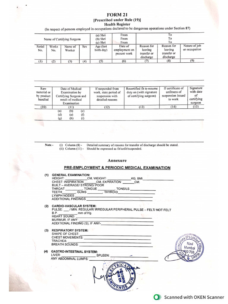 Form 21 | PDF
