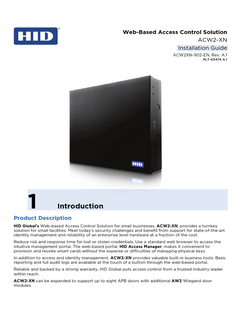 HID Access Control Installation Manual | PDF | License | Ip Address