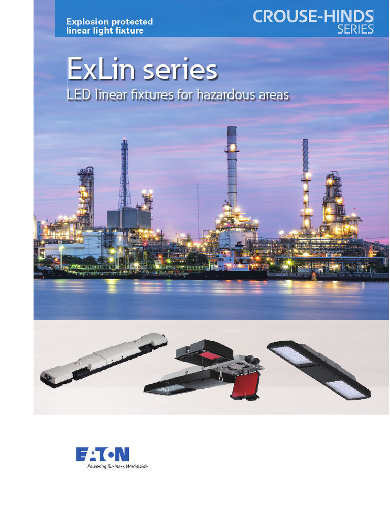 Crouse Hinds Exlin Led Brochure | PDF | Light Emitting Diode | Lighting