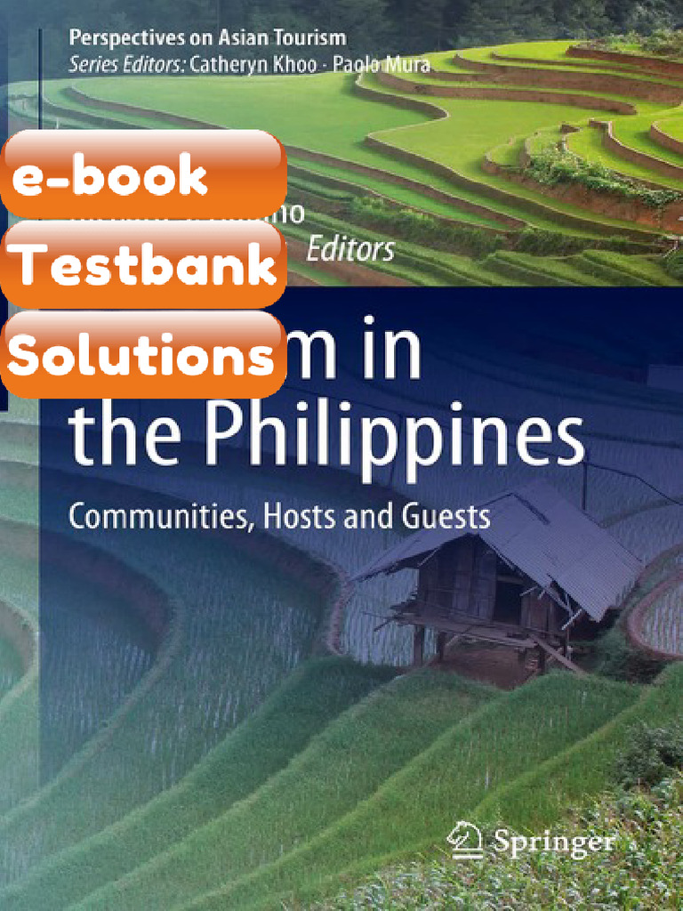 Tourism in the Philippines Communities Hosts and Guests Perspectives on ...