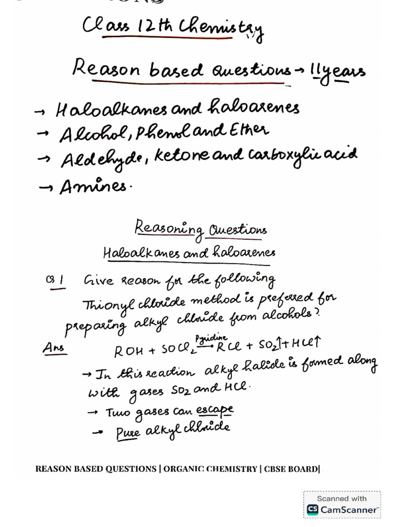 Reason Based Questions | PDF