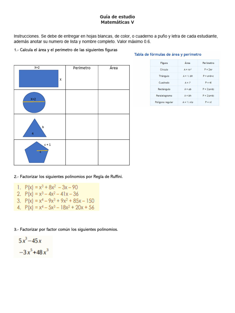 guia1 Matematicas | PDF