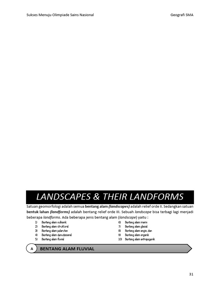 Landscape and Landform | PDF