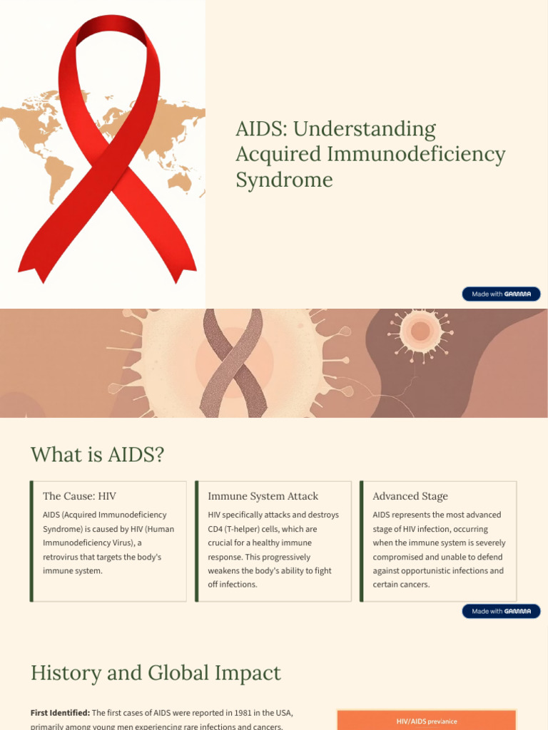 AIDS Understanding Acquired Immunodeficiency Syndrome | PDF | Hiv/Aids ...