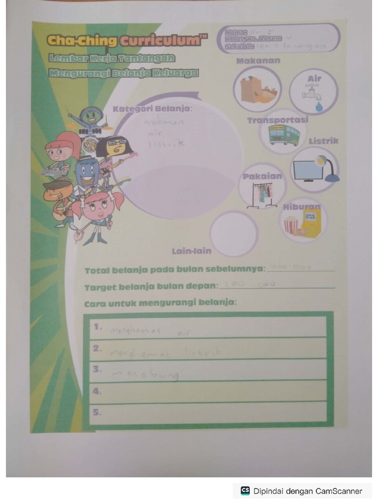 Cha-Ching Curriculum Sesi 4 | PDF