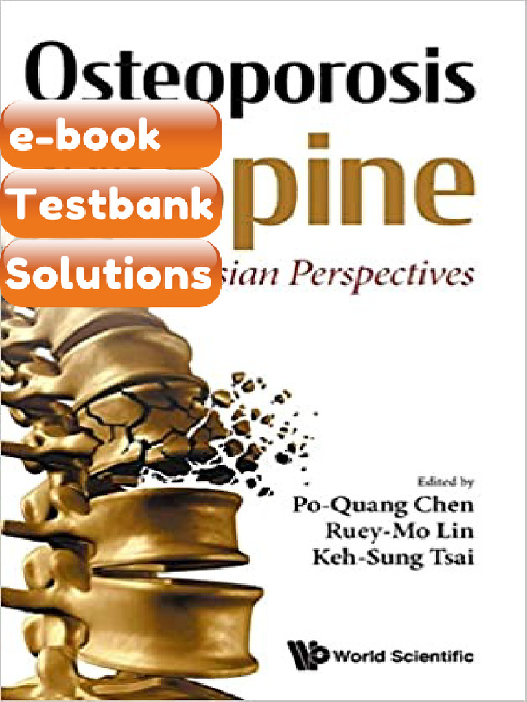 Osteoporosis of the Spine Asian Perspectives by Poquang Chen Rueymo Lin ...