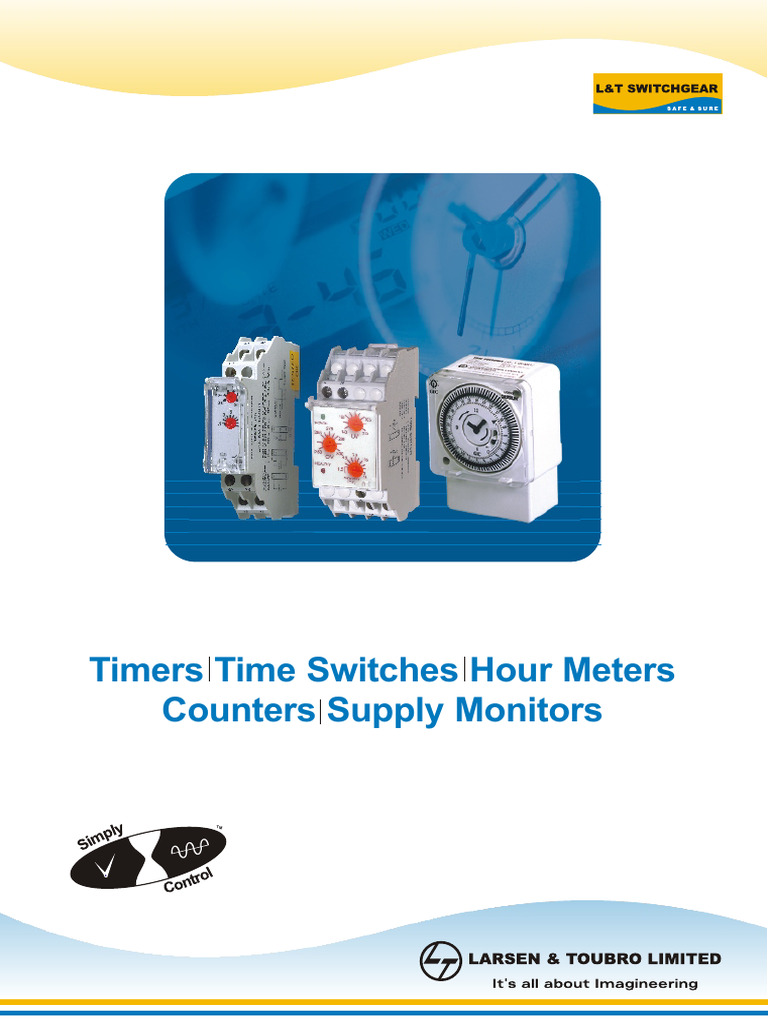 Timers, Time, Switches, Hour Meters & Supply Monitors | PDF | Mains ...