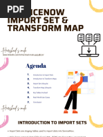 ServiceNow Import Set Guide | PDF | Table (Database) | Microsoft Excel