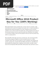 Activating Office with MAK Key Guide | PDF | Microsoft Office 2010 ...