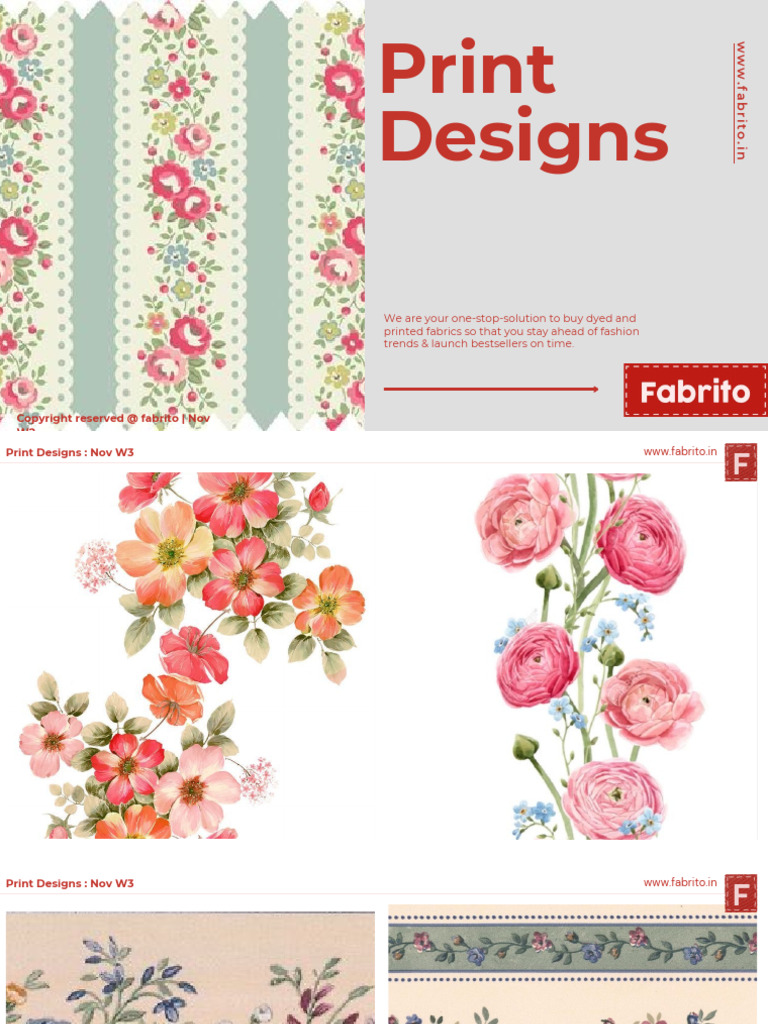 Border Print Designs PDF | PDF